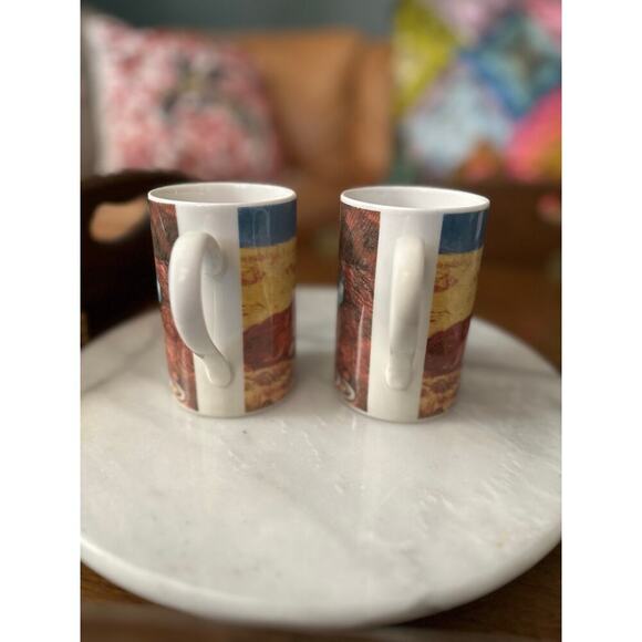 2 Vintage Dunoon Vincent Van Gogh Coffee Mug - Picture 6 of 8